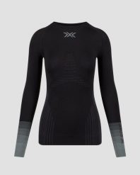 Koszulka damska X-Bionic Invent Graphics Shirt Ls Black/Dark Grey B175. Czarne bluzki sportowe damskie X BIONIC, l, ze skóry, bez kołnierzyka, bez ramiączek. Za 509.99 zł.