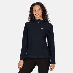 Bluza polarowa dla kobiet Regatta KENGER. Niebieskie bluzy bez kaptura damskie Regatta, z polaru. Za 69.99 zł.