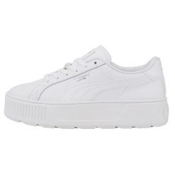 Buty sportowe Casual Damskie Puma Karmen L Biały. Białe buty sportowe na co dzień damskie Puma, bez wzorów, z gumy, trekkingowe. Za 239.99 zł.