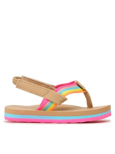 Roxy Sandały AROL100022 Kolorowy. Sandały dziewczęce Roxy, z materiału, bez zapięcia. Za 79.99 zł.