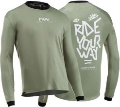 Northwave Sharp koszulka długi rękaw MTB. Czarne koszulki męskie z długim rękawem Northwave, s, z materiału. Za 606.65 zł.