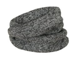 Wąski, Dobrze Przylegający Męski Komin, Czarno-Biały, Zimowy – Pako Jeans. Białe szaliki męskie Pako Jeans, na zimę, bez wzorów, z jeansu. Za 45.00 zł.
