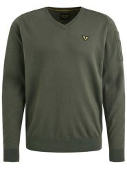 PME Legend Sweter w kolorze khaki rozmiar: S. Brązowe swetry męskie PME Legend, s, bez wzorów, z bawełny, bez kołnierzyka. Za 223.99 zł.