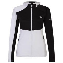Bluza turystyczna damska Dare 2B Convey II. Białe bluzy z kapturem damskie Dare 2b, na zimę, z elastanu. Za 92.65 zł.