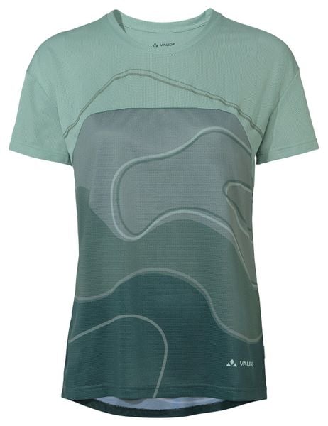T-Shirt Women's Moab T-Shirt VI. Zielone t-shirty damskie Vaude, s, bez wzorów, bez kołnierzyka. Za 297.45 zł.