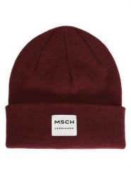 MOSS COPENHAGEN Czapka "Mojo" w kolorze bordowym rozmiar: onesize. Czerwone czapki zimowe damskie MOSS COPENHAGEN, z materiału. Za 69.99 zł.