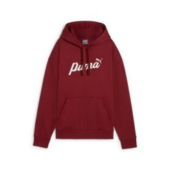 Bluza damska z kapturem Puma Ess+ Script. Białe bluzy sportowe damskie Puma, xs. W wyprzedaży za 228.10 zł.
