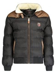 Geographical Norway Kurtka pikowana "Abramovitch" w kolorze czarnym rozmiar: L. Czarne kurtki męskie Geographical Norway, l, z aplikacjami, bez kaptura. Za 259.13 zł.