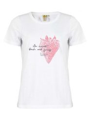 Roadsign Koszulka w kolorze białym rozmiar: XL. Białe bluzki damskie Roadsign, xl, bez wzorów, z bawełny, bez kołnierzyka, bez ramiączek. Za 30.99 zł.