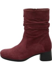 Think! Skórzane botki w kolorze czerwonym rozmiar: 40,5. Czerwone botki damskie Think!, eleganckie, bez obcasa, bez zapięcia. Za 482.03 zł.
