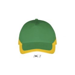 Czapka Sol's Booster. Zielone czapki męskie SOL'S, bez wzorów. Za 24.50 zł.