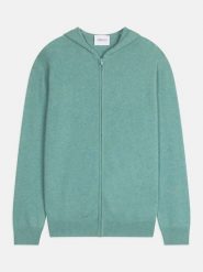 Perfect Cashmere Kaszmirowy kardigan "Eldo" w kolorze turkusowym rozmiar: L. Niebieskie kardigany męskie Perfect Cashmere, l, bez wzorów, z kaszmiru, bez kołnierzyka. Za 456.99 zł.