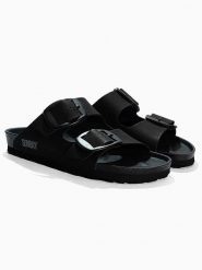 Sunbay Klapki "Calen" w kolorze czarnym rozmiar: 39. Czarne klapki damskie Sunbay, bez wzorów, bez obcasa. Za 124.95 zł.