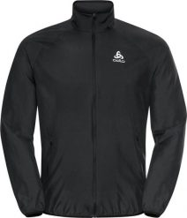Kurtka męska do biegania Odlo Jacket ESSENTIAL LIGHT. Czarne kurtki treningowe męskie Odlo, l, bez wzorów, z materiału, do biegania. Za 342.85 zł.