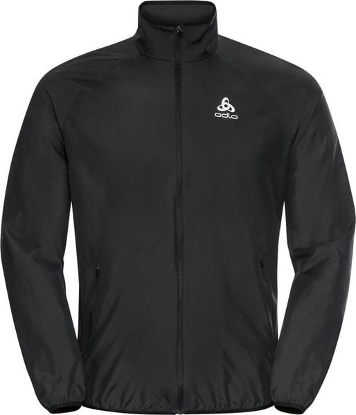 Kurtka męska do biegania Odlo Jacket ESSENTIAL LIGHT. Czarne kurtki treningowe męskie Odlo, l, bez wzorów, z materiału, do biegania. Za 342.70 zł.