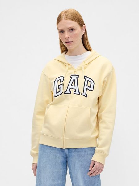 GAP Bluza w kolorze żółtym rozmiar: M. Żółte bluzy z kapturem damskie GAP, m. Za 108.49 zł.