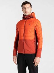 Dare 2b Kurtka hybrydowa "Descending" w kolorze pomarańczowym rozmiar: XXL. Pomarańczowe kurtki outdoor męskie Dare 2b, xxl, bez wzorów, bez kaptura. Za 184.46 zł.