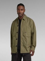G-Star Kurtka koszulowa w kolorze khaki rozmiar: S. Brązowe kurtki męskie G-Star, s, bez wzorów, z bawełny, retro, bez kaptura. Za 180.49 zł.