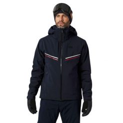 Kurtka Helly Hansen alpha infinity. Niebieskie kurtki męskie Helly Hansen, na zimę, m, bez wzorów, sportowe, bez kaptura. W wyprzedaży za 2,200.00 zł.