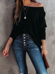 LA Angels Bluzka w kolorze czarnym rozmiar: L. Czarne bluzki damskie LA Angels, l, bez wzorów, bez kołnierzyka, bez ramiączek. Za 152.99 zł.