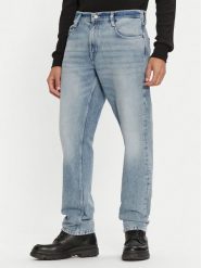 Mustang Jeansy Denver 1015522 Niebieski Straight Fit. Niebieskie jeansy męskie Mustang. Za 249.99 zł.
