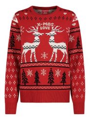 Sublevel Sweter w kolorze czerwonym rozmiar: S. Czerwone swetry klasyczne damskie Sublevel, s, bez kołnierzyka. Za 91.34 zł.