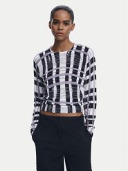 Desigual Sweter Noruega 25WWJF41 Czarny Regular Fit. Czarne swetry klasyczne damskie Desigual, xl, z wiskozy, bez kołnierzyka. Za 219.99 zł.