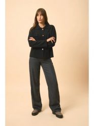 Just Cashmere Kaszmirowy kardigan "Hekla" w kolorze czarnym rozmiar: L. Czarne kardigany damskie Just Cashmere, l, bez wzorów, z kaszmiru. Za 761.99 zł.