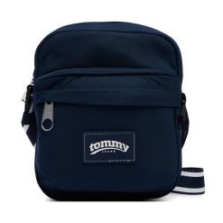 Saszetka Tommy Jeans. Niebieskie saszetki męskie Tommy Jeans, z jeansu. Za 289.99 zł.