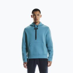 Bluza męska Under Armour Tech Taping 1/2 Zip. Niebieskie bluzy sportowe męskie On, bez wzorów, sportowe, bez kołnierzyka, bez ramiączek. Za 579.99 zł.