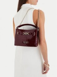 Nine West Torebka EO-CITY GRACE-LDA9420 CROCO Czerwony ciemny. Czerwone torebki klasyczne damskie Nine West, bez wzorów, ze skóry, bez dodatków. Za 249.99 zł.