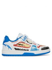 Primigi Sneakersy 7957811 Biały. Białe buty sportowe chłopięce Primigi, ze skóry, bez zapięcia. Za 129.99 zł.