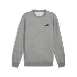 Męska bluza Essentials z małym logo No. 1 PUMA Medium Gray Heather. Szare bluzy bez kaptura męskie Puma, m, prążkowane. Za 199.00 zł.