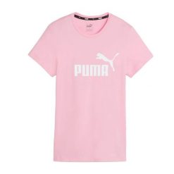 T-shirt Damski Logo ESS. Czerwone t-shirty damskie Puma, m, bez wzorów, bez kołnierzyka. Za 143.99 zł.