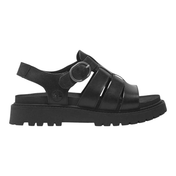Buty sportowe Kobieta TIMBERLAND FISHERMAN SANDAL. Czarne buty sportowe na co dzień damskie Timberland, bez wzorów, z materiału, trekkingowe. Za 509.50 zł.