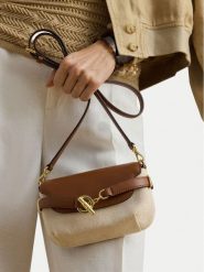 LAUREN RALPH LAUREN Torebka 431P10121003 Beżowy. Brązowe listonoszki damskie Lauren Ralph Lauren, bez wzorów, z materiału, bez dodatków. Za 1,298.99 zł.