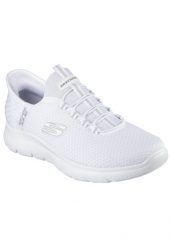 Buty sportowe męskie Skechers Summits High Range. Białe buty sportowe na co dzień męskie Skechers, na lato, z materiału, bez zapięcia, trekkingowe. Za 299.00 zł.