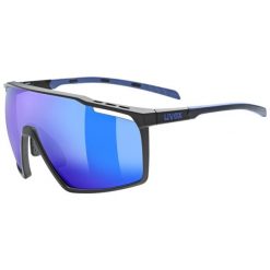 Okulary do biegania Uvex MTN Perform - black blue matt/mirror blue. Czarne okulary przeciwsłoneczne męskie Uvex. Za 322.47 zł.