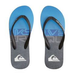Japonki plażowe męskie Quiksilver Molokai Wordblock. Niebieskie klapki i japonki męskie Quiksilver. Za 47.99 zł.