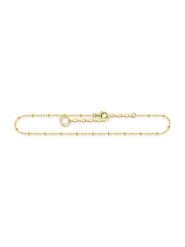 Thomas Sabo Pozłacana bransoletka na kostkę rozmiar: onesize. Żółte bransoletki damskie thomas sabo, pozłacane. Za 169.95 zł.