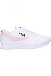 Buty sportowe damskie Fila Orbit. Białe buty sportowe na co dzień damskie Fila, bez wzorów, z materiału, trekkingowe. Za 248.00 zł.