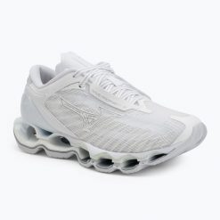 Buty do biegania damskie Mizuno Wave Prophecy 12 white/silver. Białe obuwie do biegania damskie Mizuno, mizuno wave. Za 778.95 zł.
