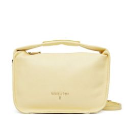 Torebka Patrizia Pepe. Żółte torebki klasyczne damskie Patrizia Pepe, bez wzorów, bez dodatków. Za 1,039.00 zł.