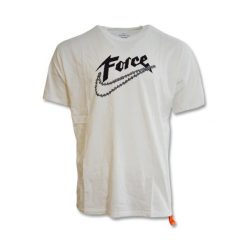 Koszulka Nike Force Swoosh M90 T-shirt. Białe bluzki damskie Nike, l, bez wzorów, sportowe, bez kołnierzyka, bez ramiączek. Za 105.00 zł.