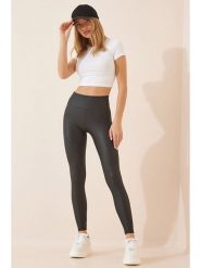 Happiness Istanbul Legginsy w kolorze czarnym rozmiar: 42. Czarne legginsy damskie Happiness Istanbul, bez wzorów. Za 66.16 zł.