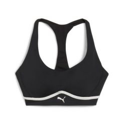 Biustonosz dla kobiet Puma 4keeps Cloudspun. Czarne biustonosze sportowe damskie Puma, bez wzorów, z elastanu. Za 180.00 zł.