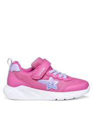 Geox Sneakersy J Sprintye J55FWA 0AS54 C8257 D Różowy. Czerwone buty sportowe dziewczęce Geox, bez wzorów, z materiału, bez zapięcia. Za 129.99 zł.