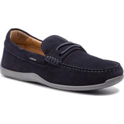 Mokasyny GEOX - U Xense Mox C U62D3C 00022 C4002 Navy. Niebieskie mokasyny męskie Geox, ze skóry. W wyprzedaży za 299.00 zł.