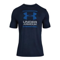 T-shirt Męski GL Foundation. Niebieskie t-shirty męskie Under Armour, m, bez wzorów, bez kołnierzyka. Za 115.99 zł.