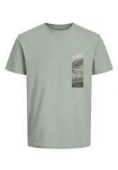 Bawełniany t-shirt T-SIDE. Zielone t-shirty męskie Volcano, m, bez wzorów, z bawełny, bez kołnierzyka. Za 59.99 zł.